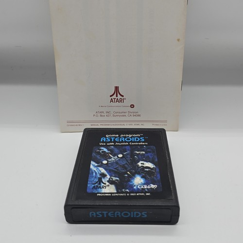 Asteroids (Atari 2600, 1981) By Atari (Cartridge & Manual) NTSC - Picture 2 of 2