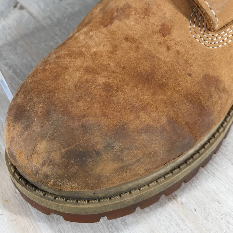 Timberland Botas Juveniles 3 Premium 6" Con Cordones Combate Impermeable Cuero Marrón Foto 3 de 4