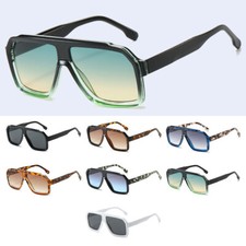 Retro Oversize Polarized Sunglasses Pilot Fashion Driving Cycling Square UV400