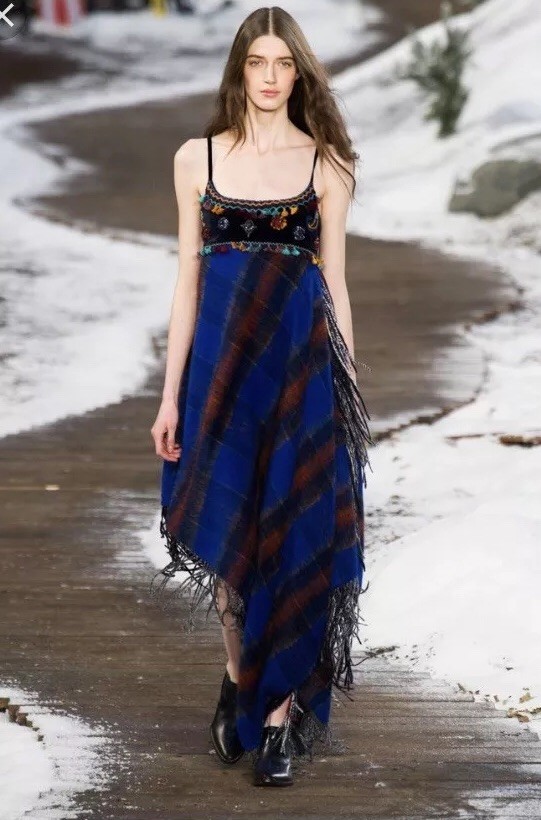 NWT Tommy Hilfiger Collection Western Embroidered Dress Size