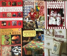 Lot of  Miscellaneous 14 Craft Books - Various Crafts, Holidays, Quilting