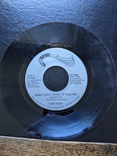 45 - Dan Ager - "Reno and me / Sometimes I wake up feeling country" Bo-Wil - Picture 2 of 10
