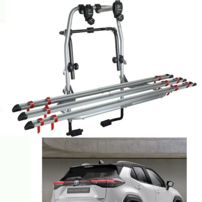 FAHRRADTRÄGER HINTEN 3 SCHIENEN FÜR TOYOTA YARIS CROSS BJ 2020 3 FAHRRÄDER HERREN DAMEN