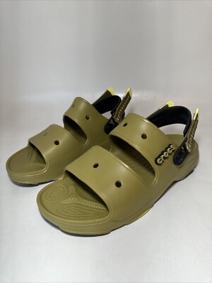 Crocs Unisex-Adult Classic All Terrain Sandals Green Aloe Size 12M | eBay