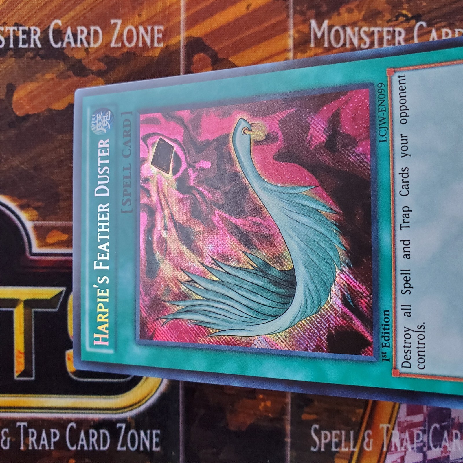 1x Harpie's Feather Duster Secret Rare LCJWEN099 1st Ed NM eBay