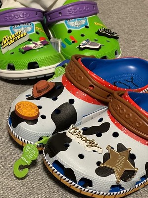 Toy Story Woody Buzz Lightyear Soft Outdoor Clog Shoes Todder For Kids XMAS GIFT