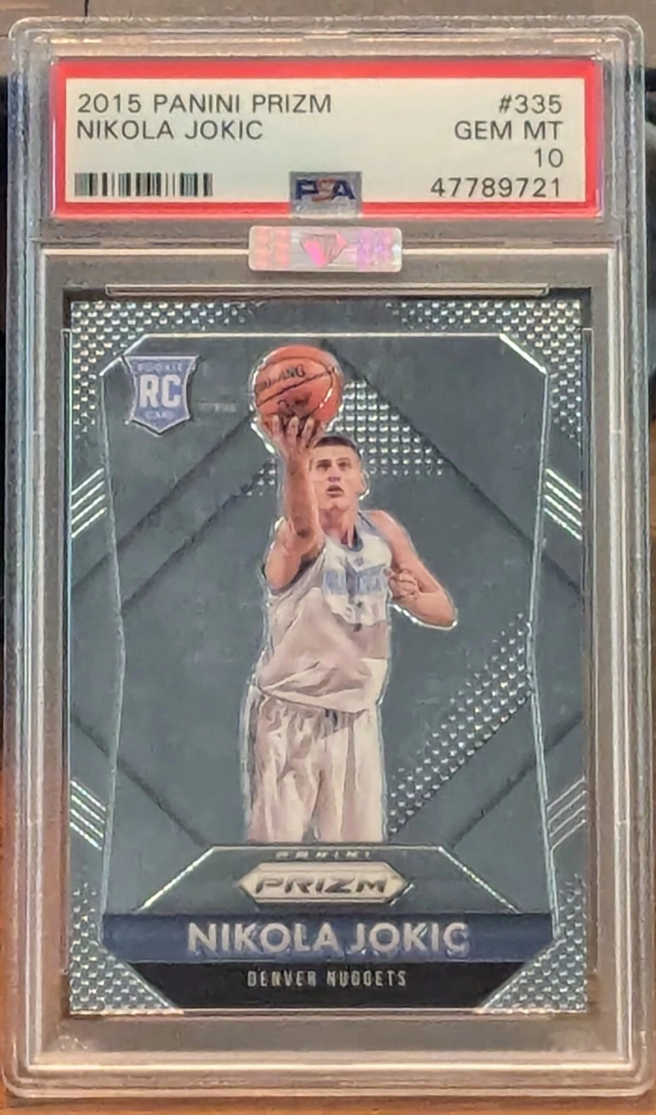 Nikola Jokic trading card