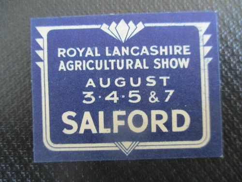 (12584) Advertising Stamp - Royal Lancashire Agricultural Show SALFORD