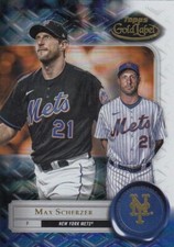 MAX SCHERZER TOPPS GOLD LABEL CLASS 3 BASE NEW YORK METS #47 2022 22