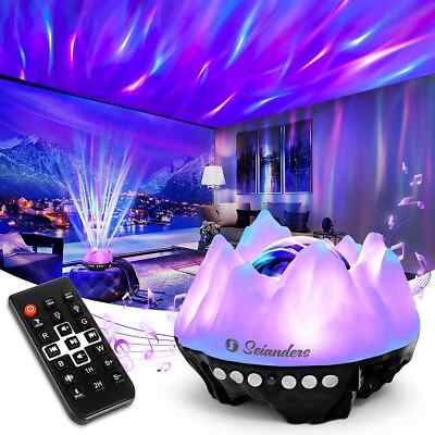Night Light Star Projector Seianders Aurora Projector for Bedroom Galaxy Light