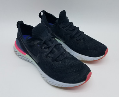 Nike Epic React Flyknit 2 Women's Size 9 Running Shoes Black Sapphire