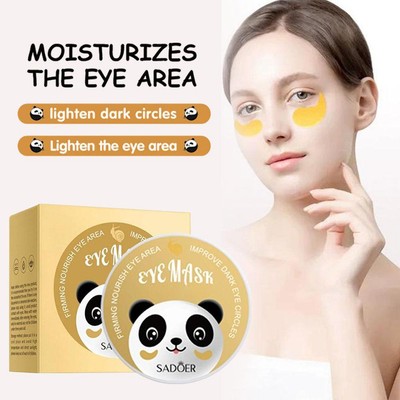 Gold Eye Patch W Snail Hydrogel Snail Eye Mask 80g Nourishing Firming, G9X6