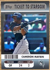 2009 Topps Ticket to Stardom Baseball #TTS-4 Cameron Maybin Miami Marlins Insert