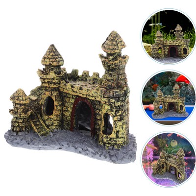 Aquarium Castle Decoración Para Acuarios Chiller Decorations Villa