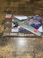 Minicraft WWII Models 1:144 Japanese A6M2 Zero Plane Special Attack SW, complete