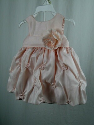 American Princess Baby Girl Peach with Bloomers Easter Spring  Dress 6M NWOT