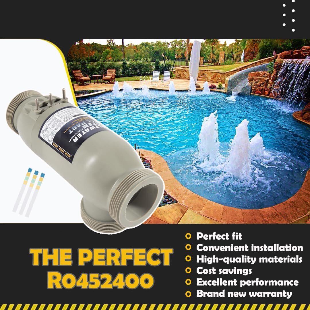 R0452400 3-Port 14-Blade Salt Cell Replacement for Zodiac Jandy AquaPure 1400