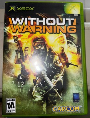 WITHOUT WARNING - Microsoft Xbox 2005 - Complete with Manual - Disc is Mint