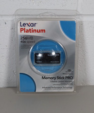 Lexar Platinum 256mb 40x Speed Memory Stick Pro Card - New and Sealed