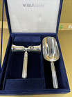 Godinger Silver Plated Bar Set Nordstrom Jigger & Ice Scoop in Box Wedding Party