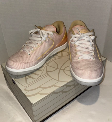 Nike Air Jordan 2 Retro Low SP Two 18 Detroit Size W 9.5 DV7129-222 Pink w/ Box