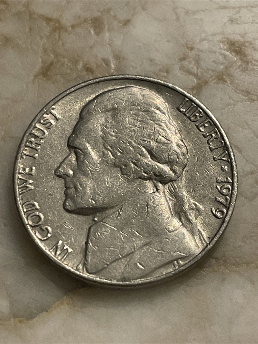 1979-P JEFFERSON NICKEL Five (5) Cents Actual Coin TK2255* | eBay
