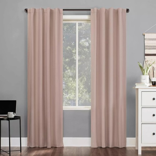 Sun Zero Blackout Cyrus Thermal Back Tab Curtain Panel 40 x 84