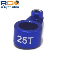 Hot Racing Aluminum Servo Horn 25t 1/16 Traxxas Stock VXS25SH06