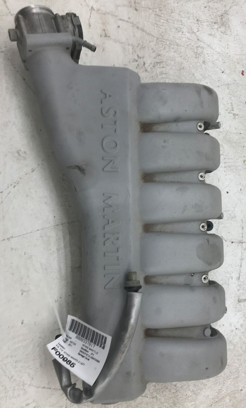 2011-2020 ASTON MARTIN RAPIDE 6.0L V12 INTAKE MANIFOLD LEFT 8G439424DA OEM