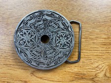 Vintage Aztec Style Belt Buckle 1974 