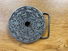 Vintage Aztec Style Belt Buckle (1974)
