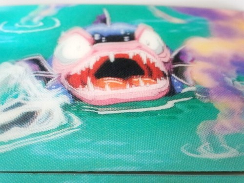 Monster World 1995 Lenticular Card 23pcs Cyclops Merman Shlph Yokai Meiji Japan - Picture 7 of 20