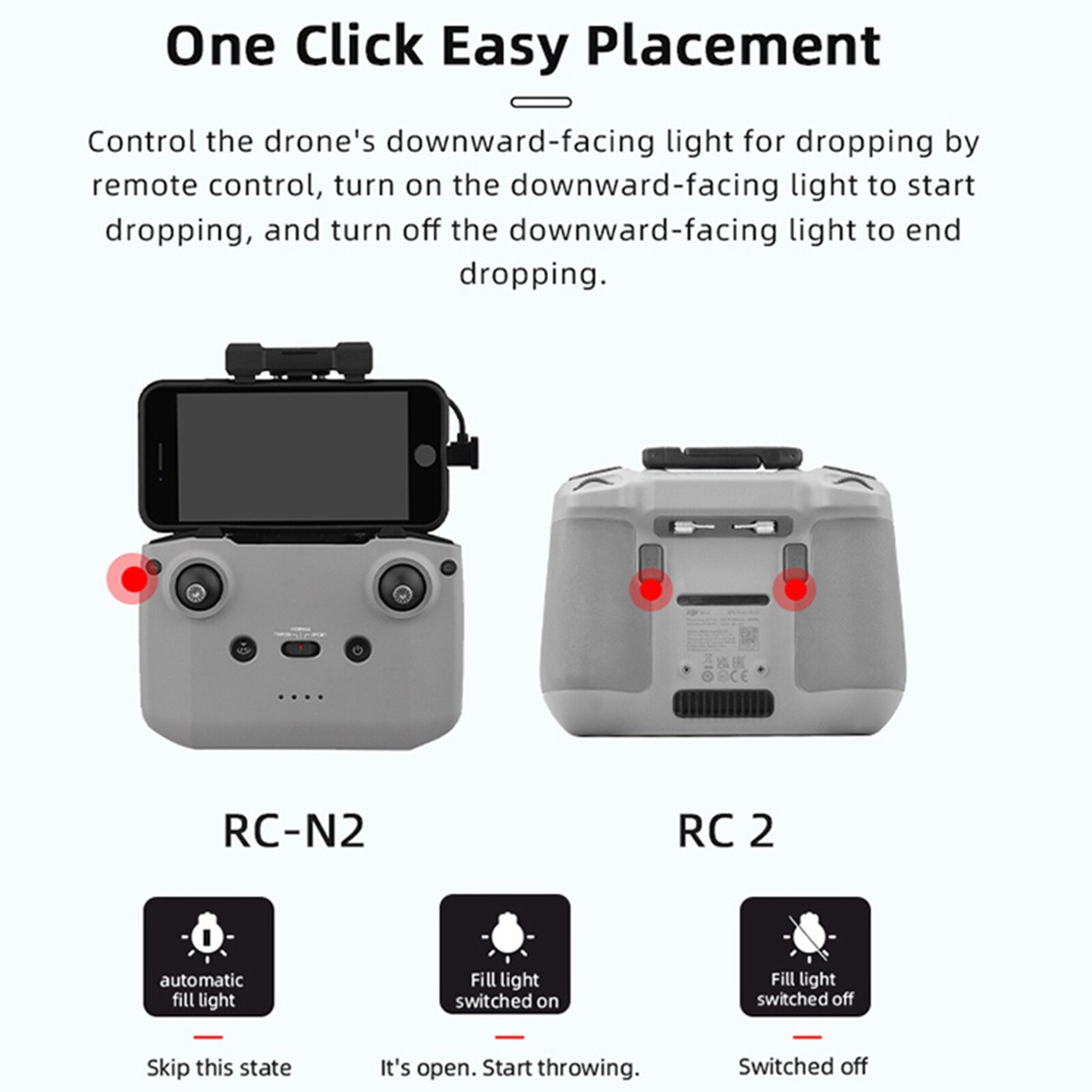For DJI MINI 4 PRO Drone Airdrop Device Thrower Fishing Bait Gift Dispenser  Drop | eBay