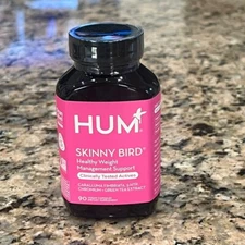 HUM Skinny Bird 90 Vegan Capsules | Weight Loss Support, Appetite Control