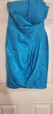 Silk Studio Blue Sleeveless Silk Vintage Dress 6