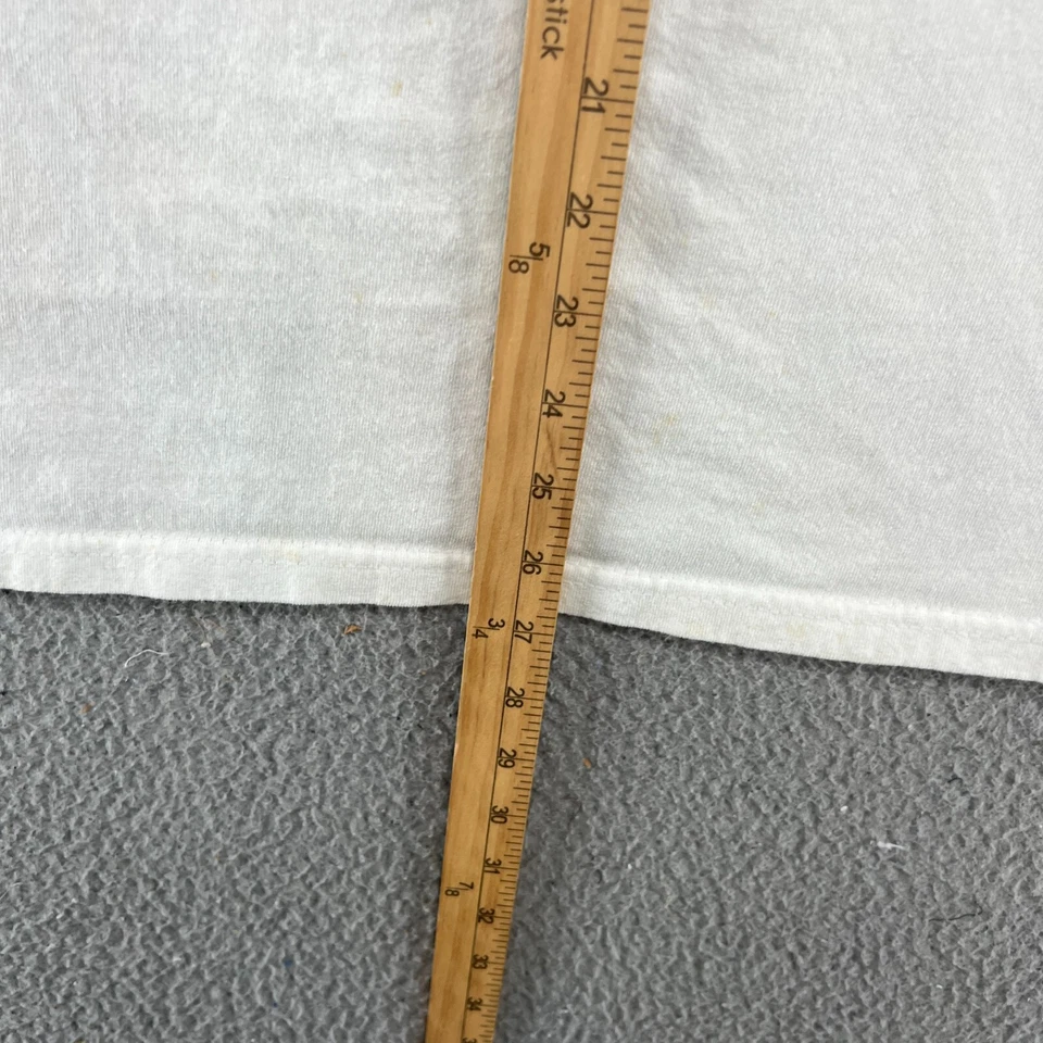 Camisa Rock Band De Colección Para Hombres Mediana Blanca Negra Blanca Camiseta Grunge AOP * Foto 4 de 4