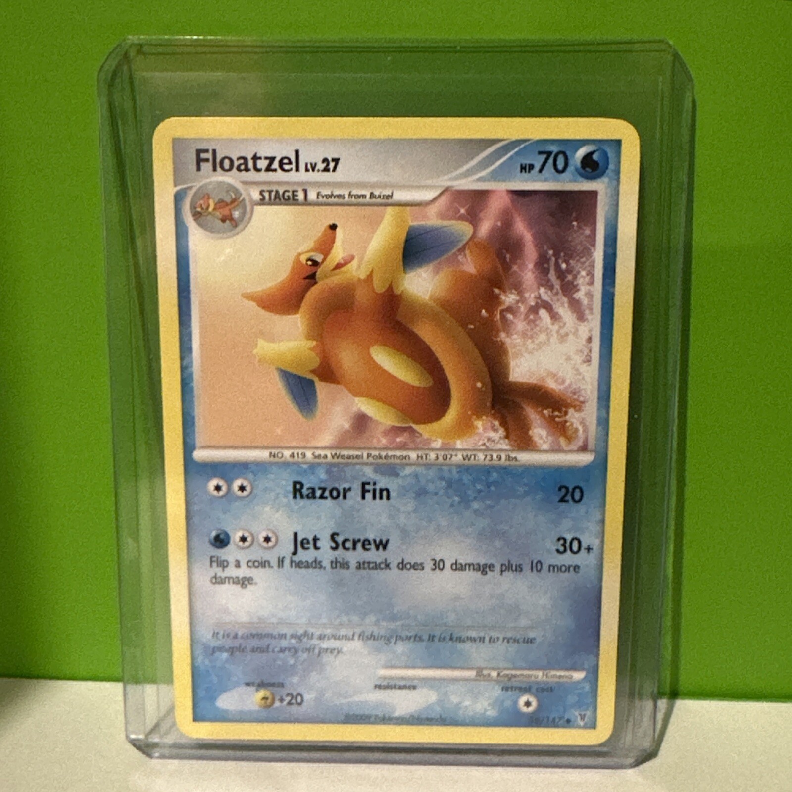 Floatzel 58/147 | Platinum - Supreme Victors Pokemon TCG - LP/NM - Non Holo LOOK