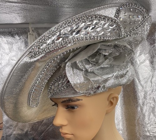 Chapeau vintage George Zamau’l Fascinators funérailles Kentucky derby mariage église