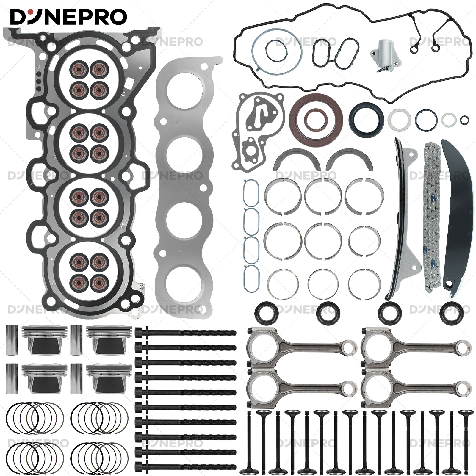 Hyundai KIA G4NC 2.0L Engine Rebuild Kit with Gasket Piston Timing
