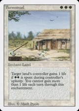 MTG Magic the Gathering Farmstead (19/306) Revised Edition LP