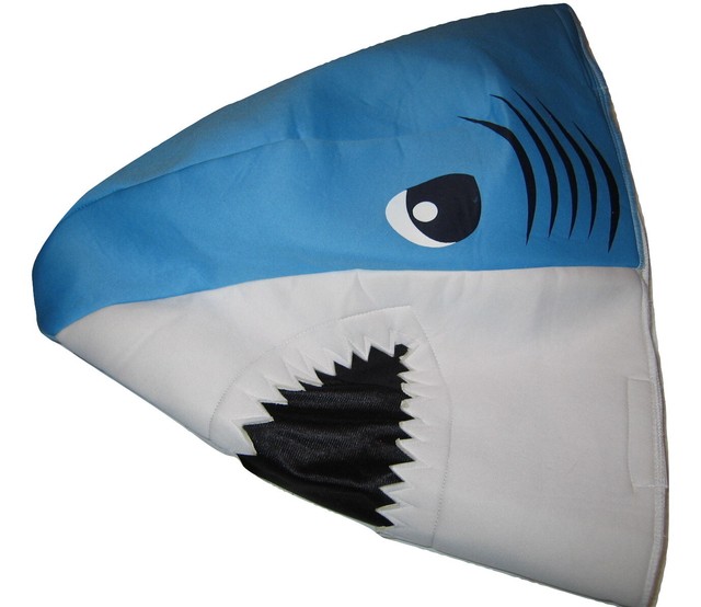 Huge Shark Head Blue halloween costume Mask eBay