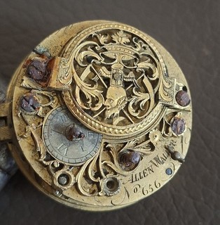 Mouvement montre gousset coq pocket watch Taschenuhr Orologio