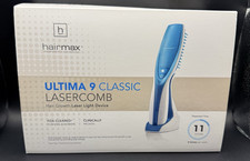 HairMax LaserComb Ultima 9 Classic Growth Promoter Blue NEW IN BOX Laser Light