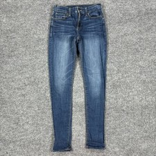 Lucky Brand Brooke Skinny Jeans Size 2/26 Medium Wash Denim Stretch Low Rise
