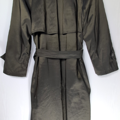 Vintage Jones New York Trenchcoat Damen M/L grün Wollgürtel herausnehmbares Futter - Bild 8 von 21