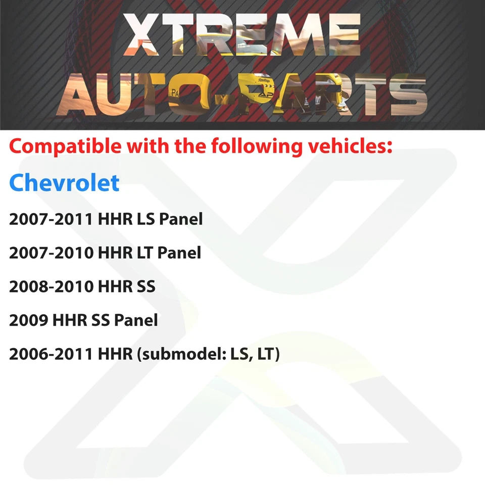 Front Fog Lights Cover Textured Left & Right Side For 2006-2011 Chevrolet HHR Foto 3 de 4