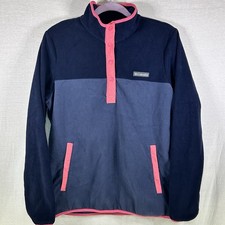 Columbia Women's Nocturnal Rose Fleece 1/2 Snap Pullover Sweatshirt Size XXL