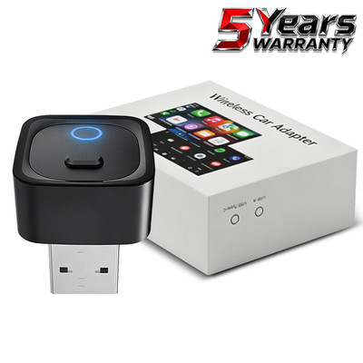 Wireless Android Auto CarPlay AI Box Android 12 Car Multimedia Streaming Device