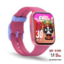 Kids Smart Watch for Girls Ages 5-15 - IP68 Waterproof 1.69" HD - Red - IP68