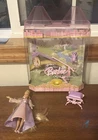 🤍 Barbie 🤍 2005 Vintage Mini Kingdom Princess Rapunzel Doll & Pet Dragon